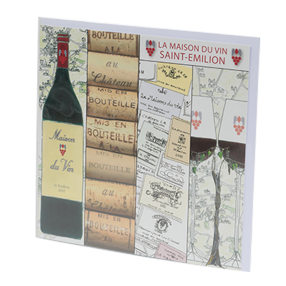 Carte Vintage Maison du Vin de Saint-Emilion