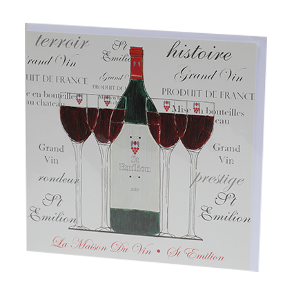 Carte Vintage Maison du Vin de Saint-Emilion